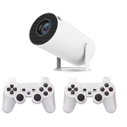 Videoproiector Portabil Inteligent cu 2 Controllere – Android 11, 4K, Wi-Fi 6, 130 inch