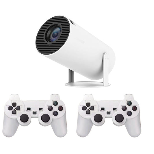 Videoproiector Portabil Inteligent cu 2 Controllere – Android 11, 4K, Wi-Fi 6, 130 inch