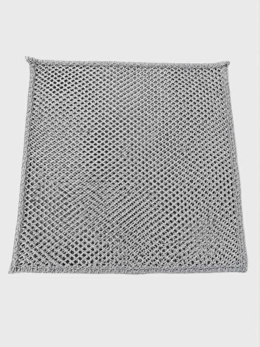 Set de 10 lavete multifuncționale pentru curățenie, 20 x 20 cm, microfibră metalică fără zgâriere