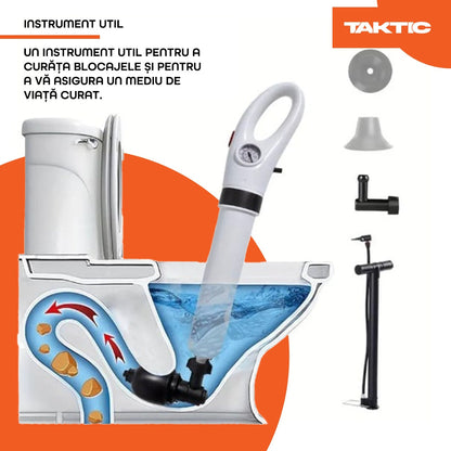 Pompa cu aer comprimat Zâna Casei , desfundat chiuvete, Instalatii sanitare, WC